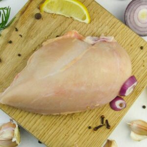 Poitrine de poulet avec os